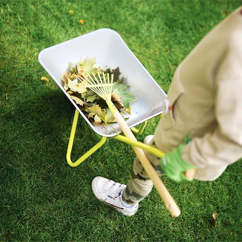 Small Foot Wheelbarrow with garden tools, 790 х 360 х 500 mm