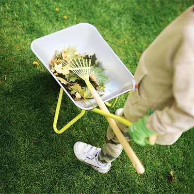 Small Foot Wheelbarrow with garden tools, 790 х 360 х 500 mm