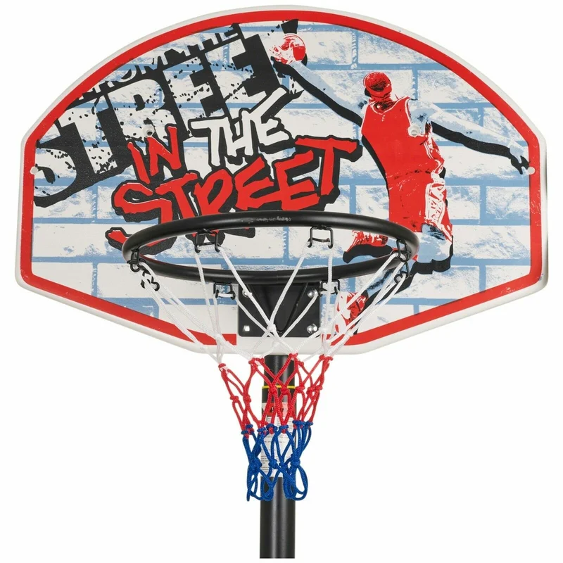 Basketball hoop, with adjustable height, 140–190 cm