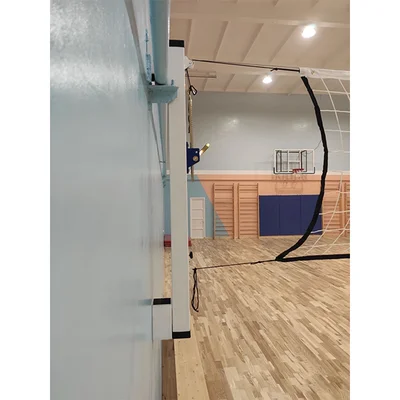 Wall mount for volleyball net, set of 2