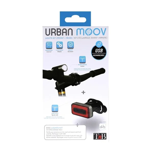 TNB Bike Light Set Urban Moov, 120 lm