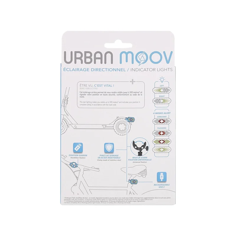 TNB Bicycle Turn Signal Urban Moov, with controller
