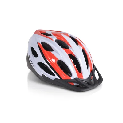 Byox Bicycle helmet, red-white, size M, 54-58 cm