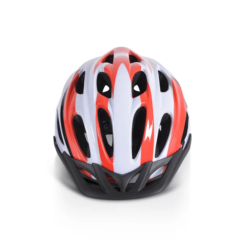 Byox Bicycle helmet, red-white, size M, 54-58 cm