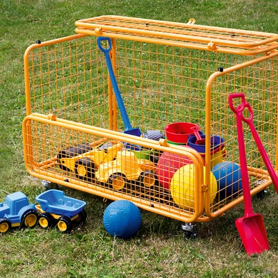 Beleduc Storage cage for sports equipment, mobile