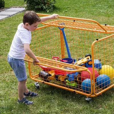 Beleduc Storage cage for sports equipment, mobile