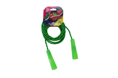 Office 1 Jump rope, PVC, with handles, green, 2.4 m