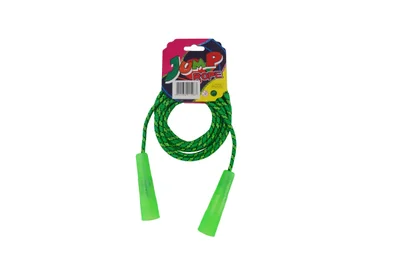 Office 1 Jump rope, PVC, with handles, green, 2.4 m