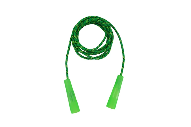 Office 1 Jump rope, PVC, with handles, green, 2.4 m