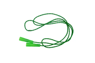 Office 1 Jump rope, PVC, with handles, green, 2.4 m