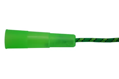 Office 1 Jump rope, PVC, with handles, green, 2.4 m