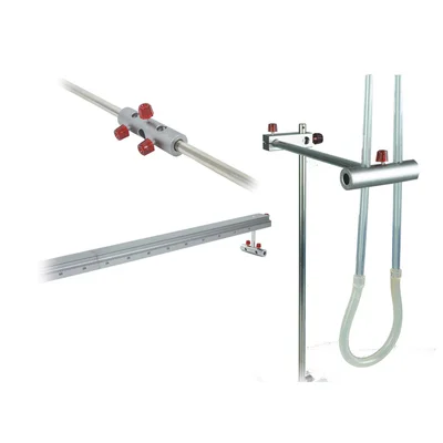 NTL Set stand with rail, for students