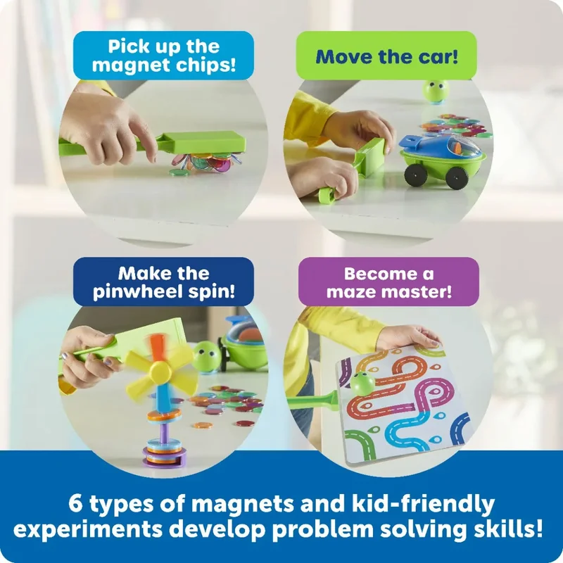 Learning Resources Комплект за изследване на магнетизма Stem Explorers