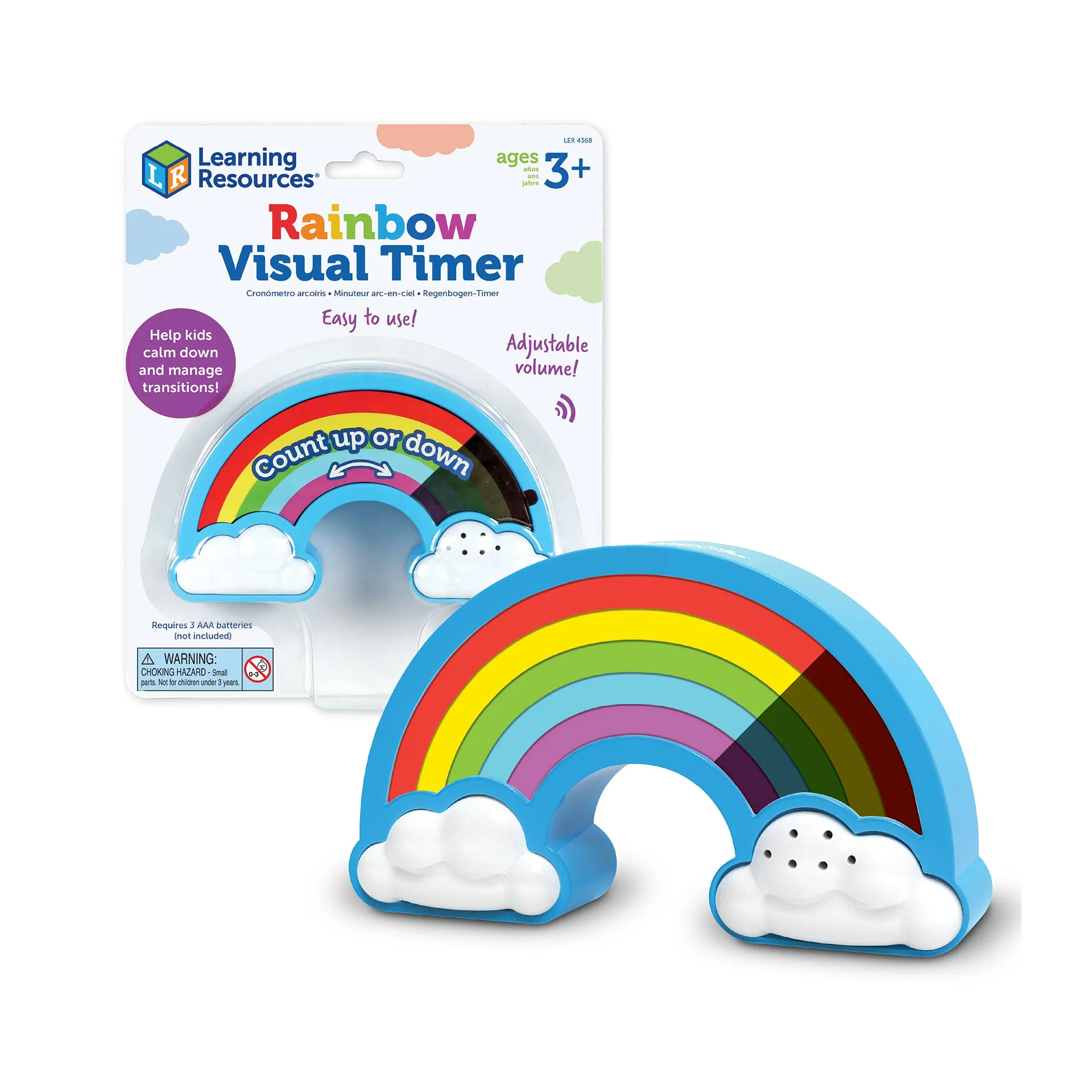 LER LIGHT-UP RAINBOW TIMER