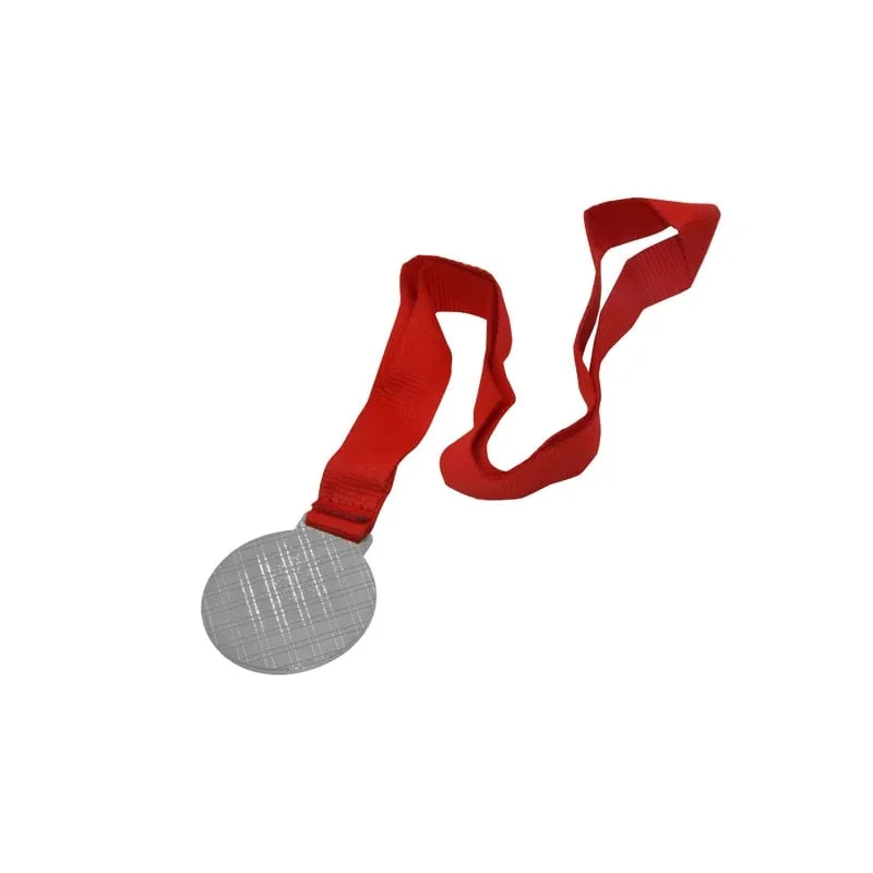 BESTSUB Sublimation Medal with Ribbon, 52 mm, silver