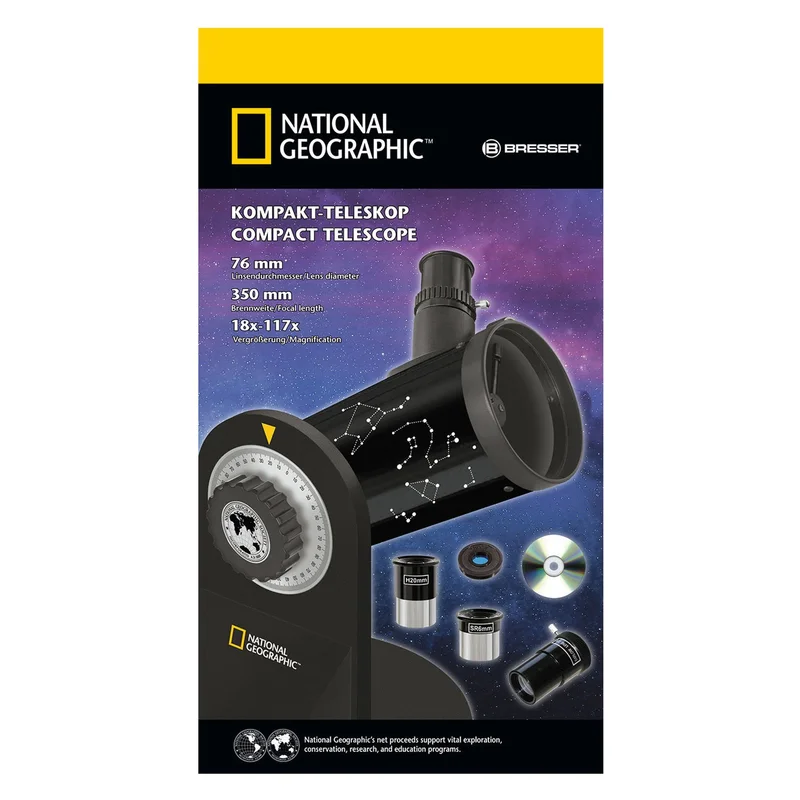 National Geographic Telescope, compact 76/350