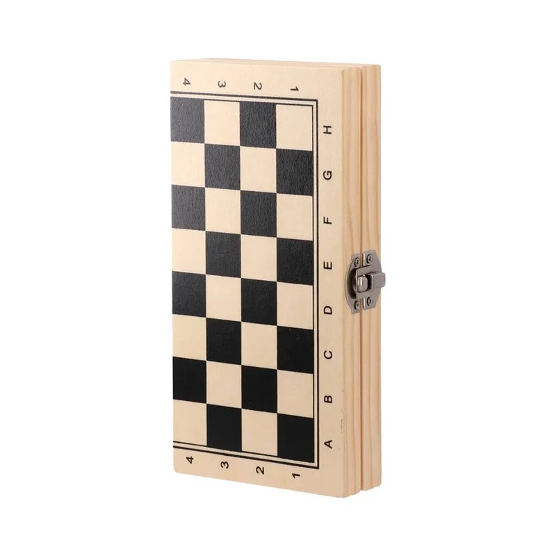 Ozzo Wooden Chess Set, 20 x 10 x 3.2 cm