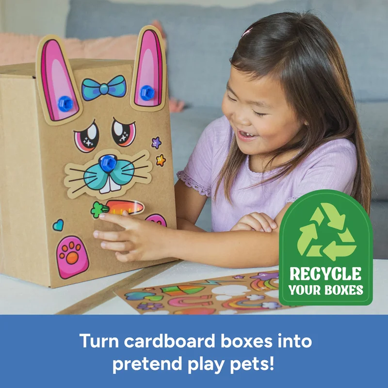 LER BOXINEERS EDUCATIONAL CARDBOARD GAME ANIMALS