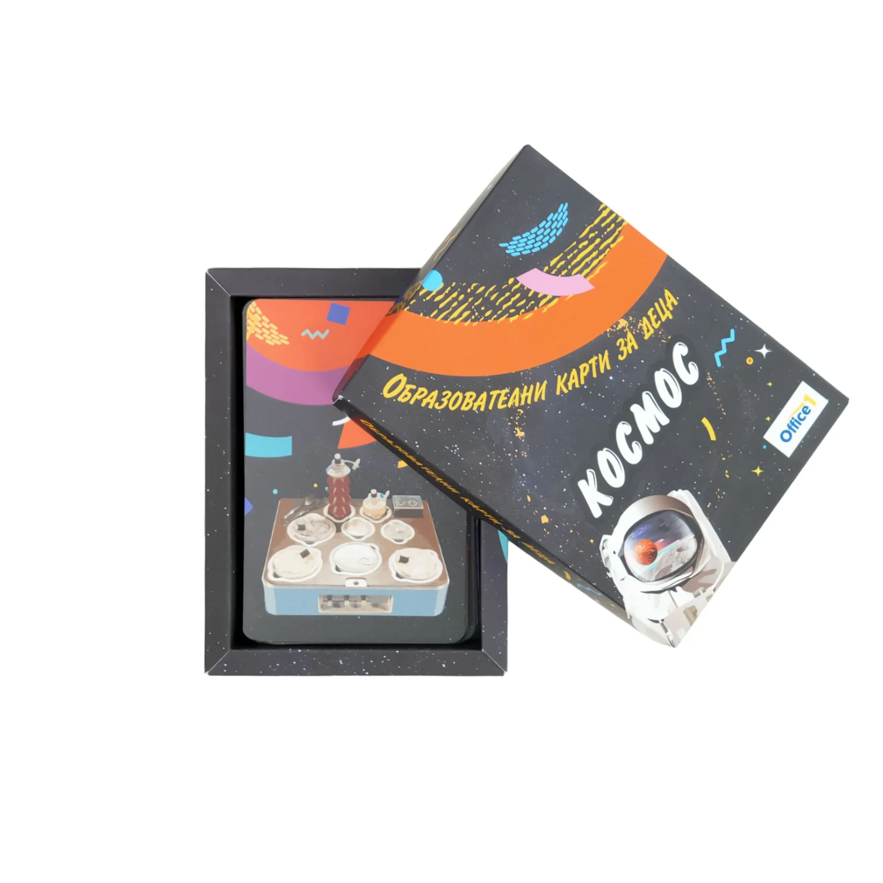Office 1 Educational cards - Space, 50 pieces