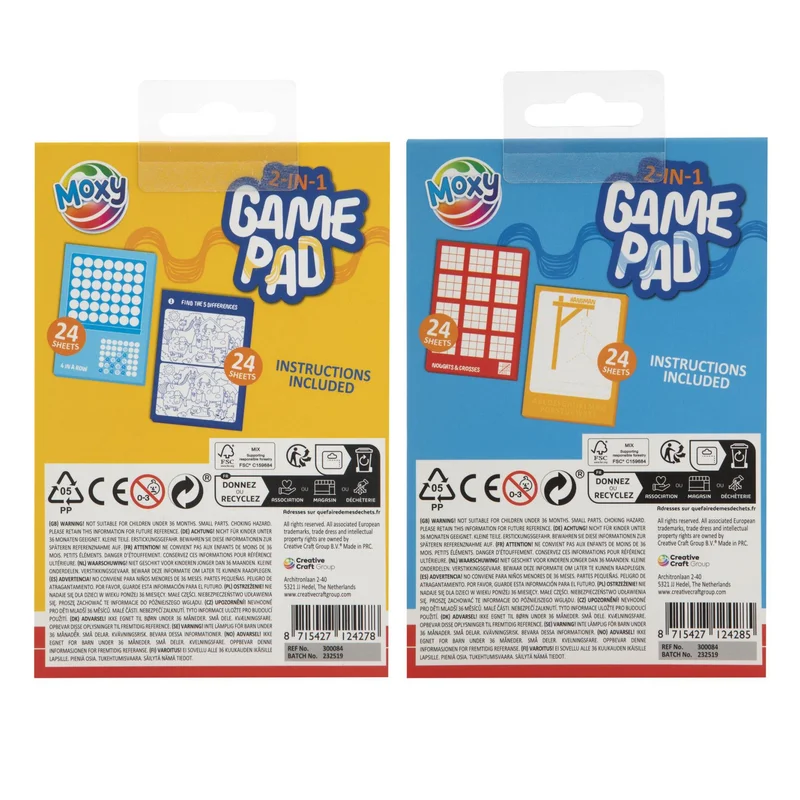 Moxy Activity booklet, assorted, 48 pcs