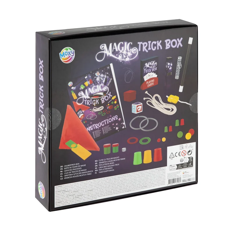 Moxy Magic tricks box, 20 tricks