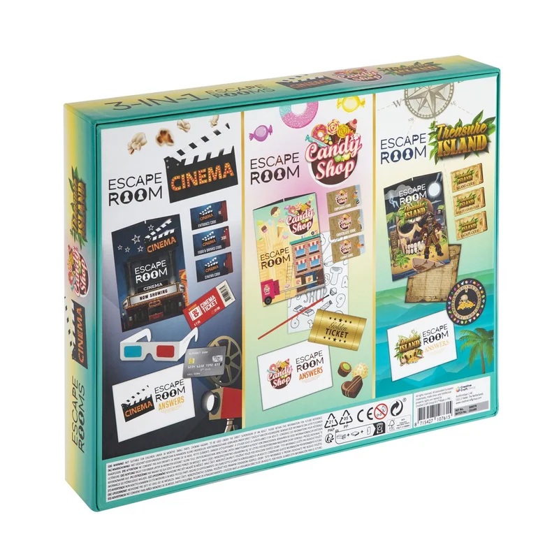 Moxy Escape Room game, 3-in-1