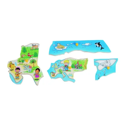 Beleduc Puzzle One World, wooden