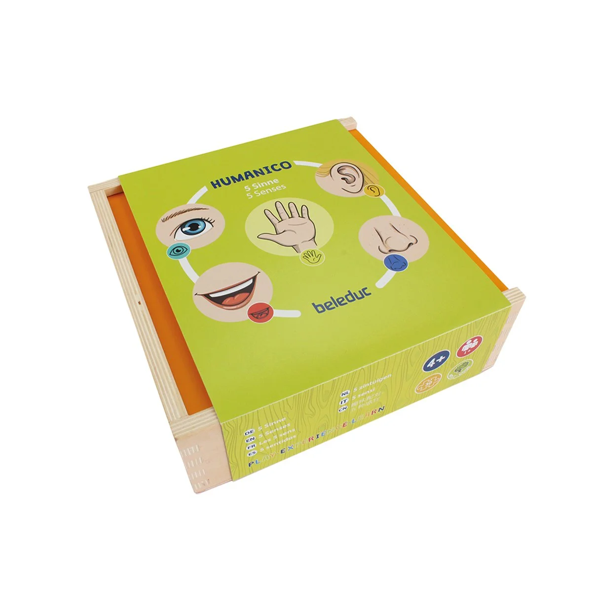 Beleduc Puzzle “The Five Senses”, wooden