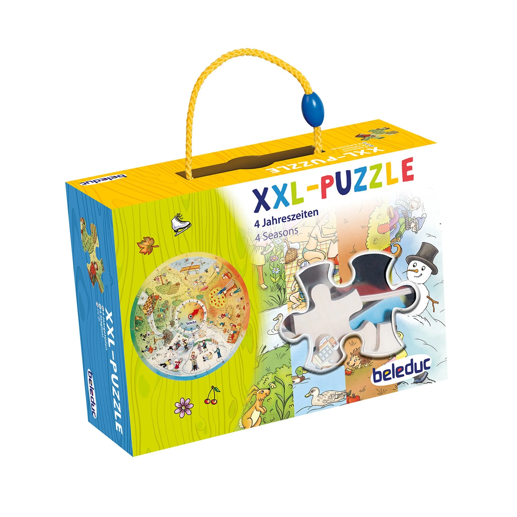 Beleduc Puzzle Four Seasons, educational, XXL