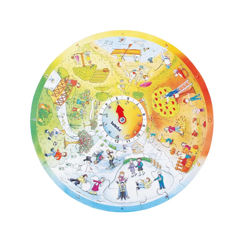 Beleduc Puzzle Four Seasons, educational, XXL