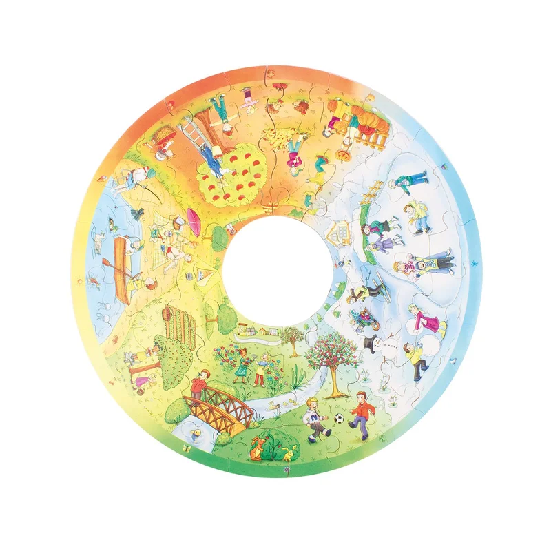 Beleduc Puzzle Four Seasons, educational, XXL