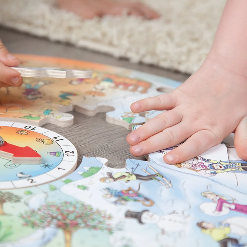 Beleduc Puzzle Four Seasons, educational, XXL