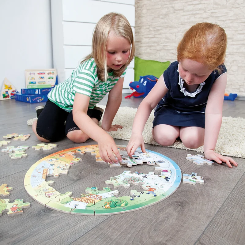 Beleduc Puzzle Four Seasons, educational, XXL