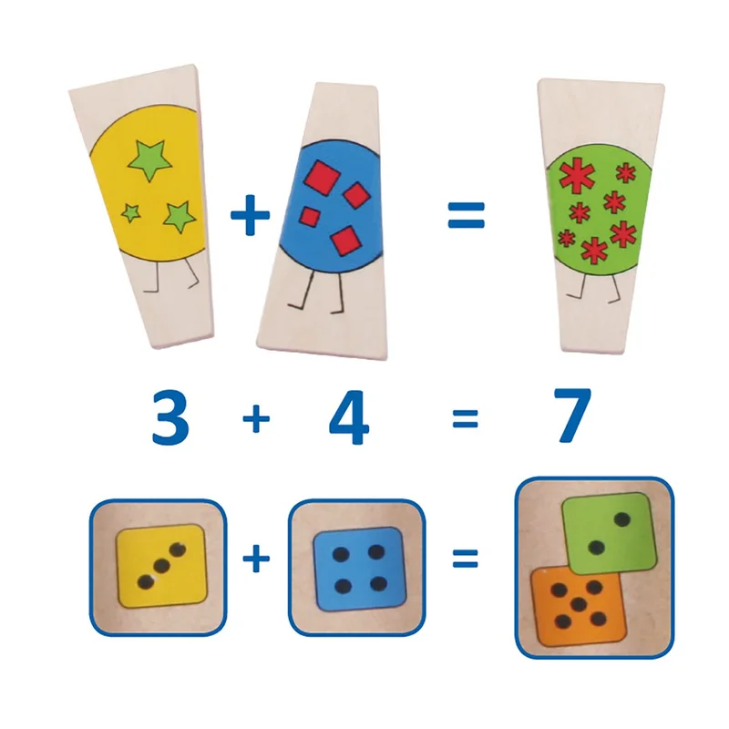 Beleduc Number nesting puzzle Caterpillar, wooden