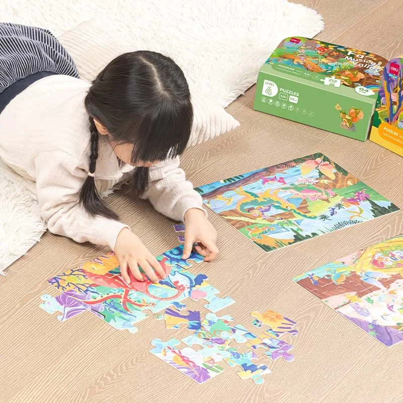 Deli Puzzle - Genius Race, in suitcase, 57 pieces