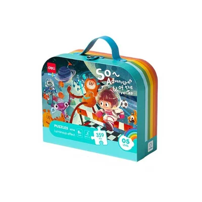 Deli Puzzle – Adventures of the Universe Genius, suitcase, 359 pieces