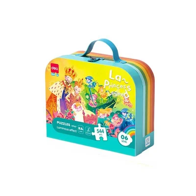 Deli Puzzle - Legend of the Princess Genius, suitcase, 544 pieces
