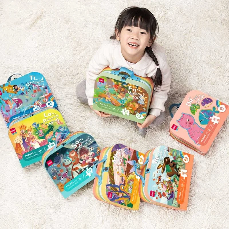 Deli Puzzle - Legend of the Princess Genius, suitcase, 544 pieces