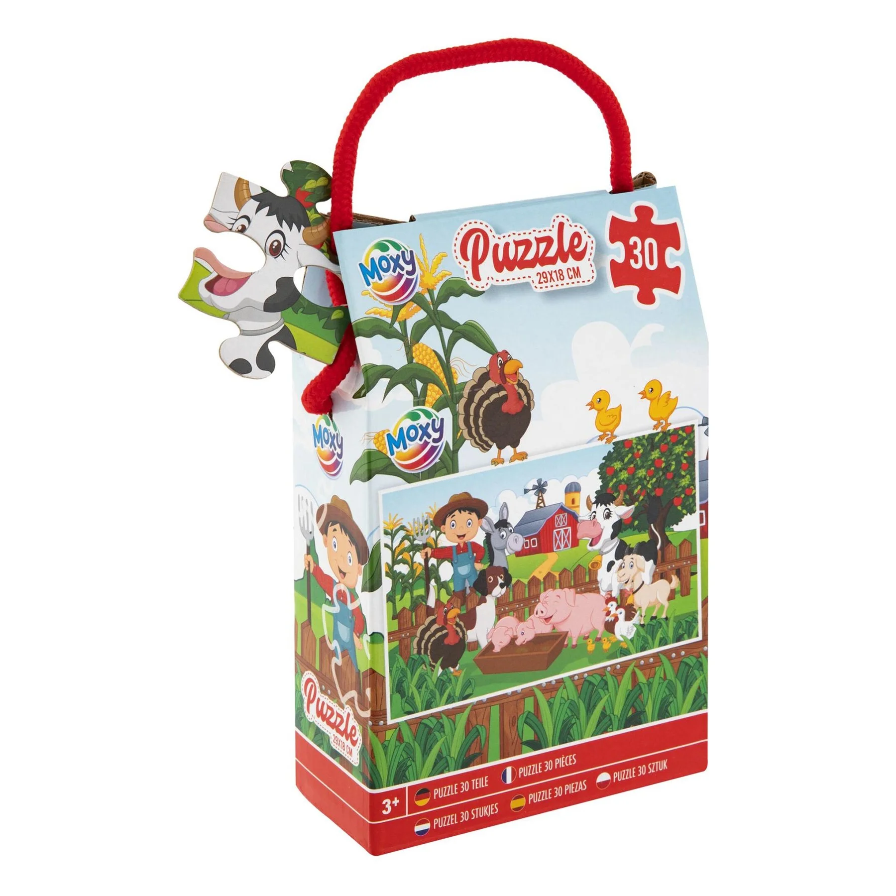 Moxy Puzzle Farm, 30 pcs, 29 x 18 cm