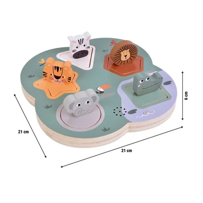 Small Foot 3D Puzzle Safari, with animal sounds