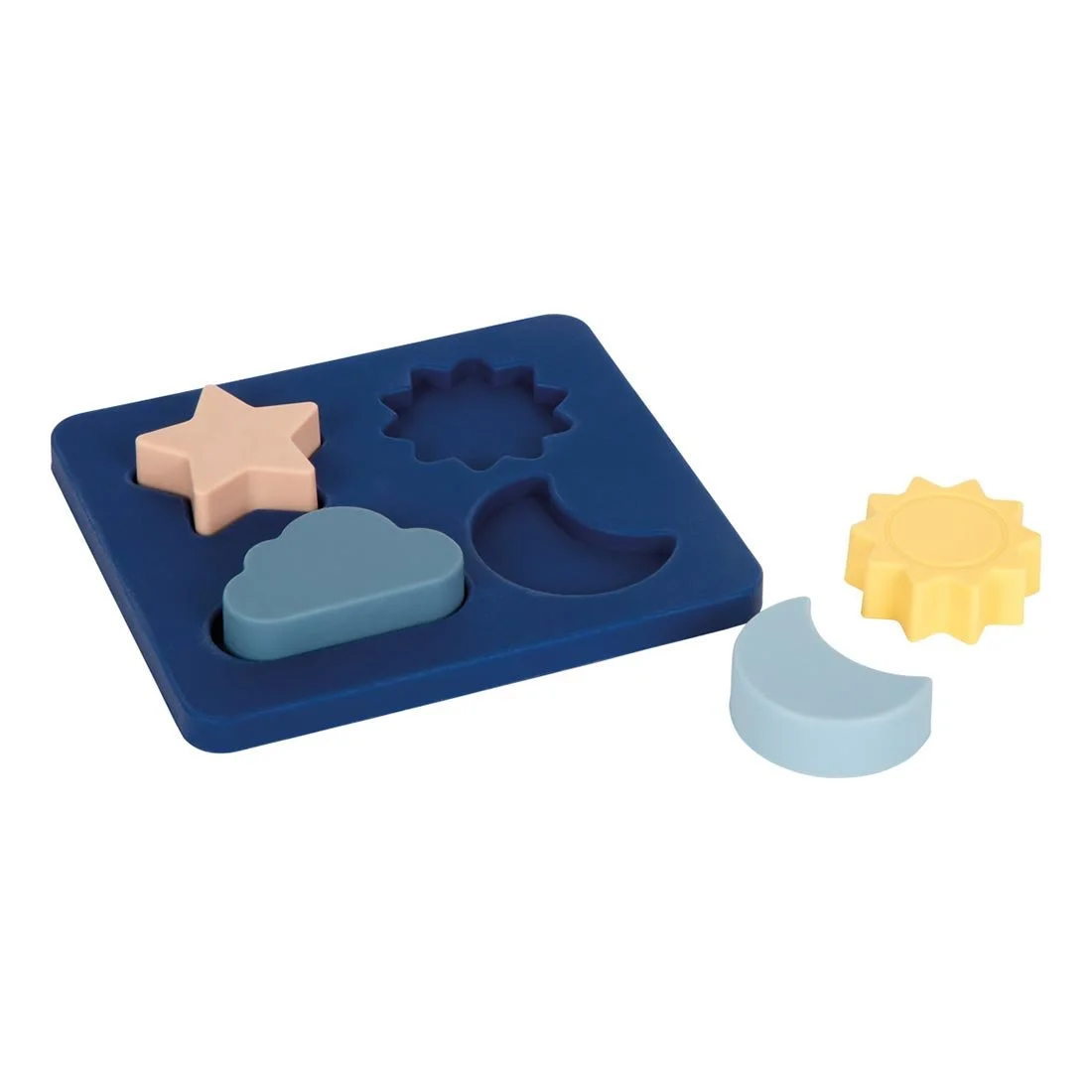 Small Foot Shape-Fitting Nesting Puzzle, silicone