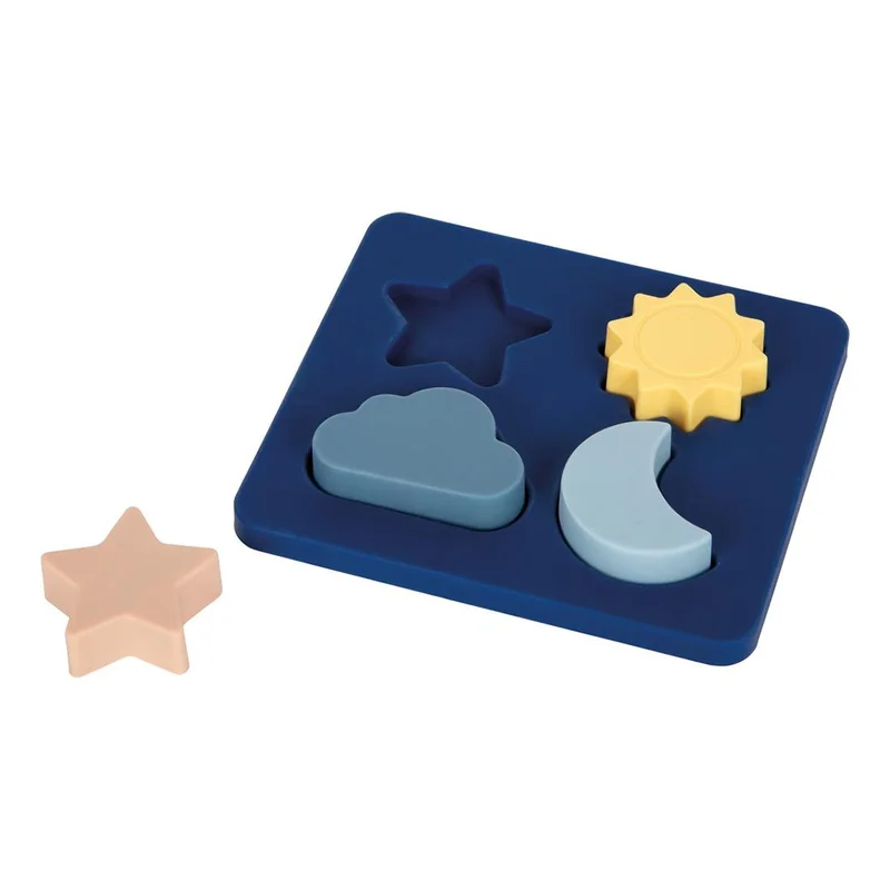 Small Foot Shape-Fitting Nesting Puzzle, silicone