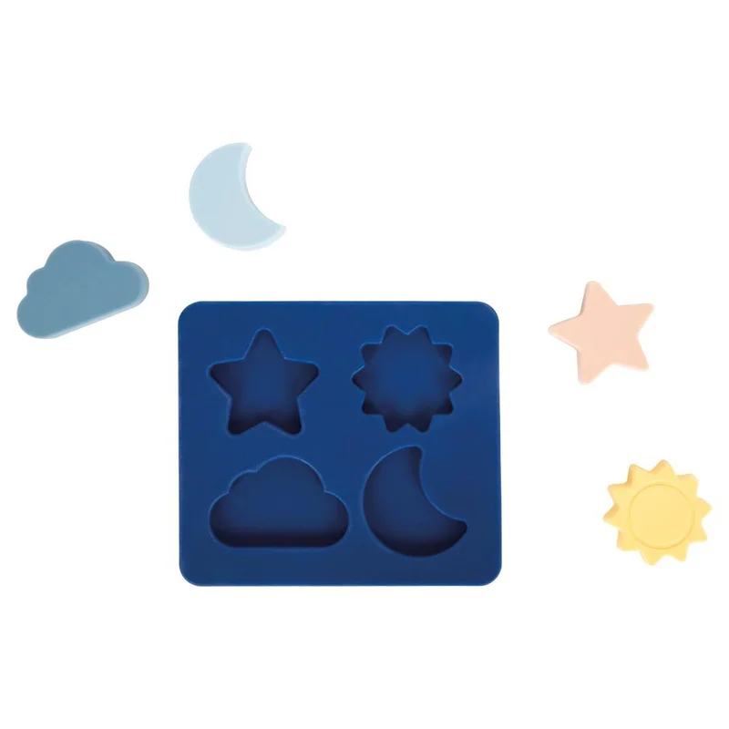 Small Foot Shape-Fitting Nesting Puzzle, silicone