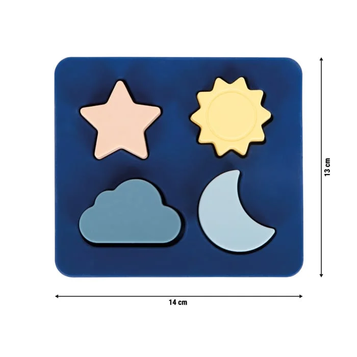Small Foot Shape-Fitting Nesting Puzzle, silicone