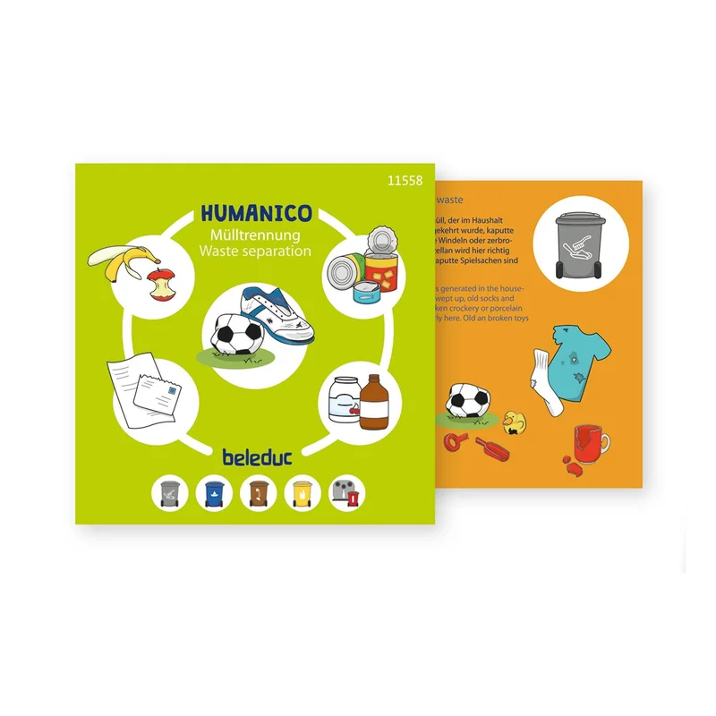 Puzzle Beleduc Waste Separation, wooden