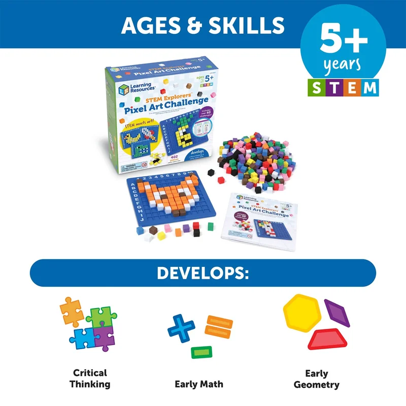Learning Resources Мозайка Пиксели, 402 части