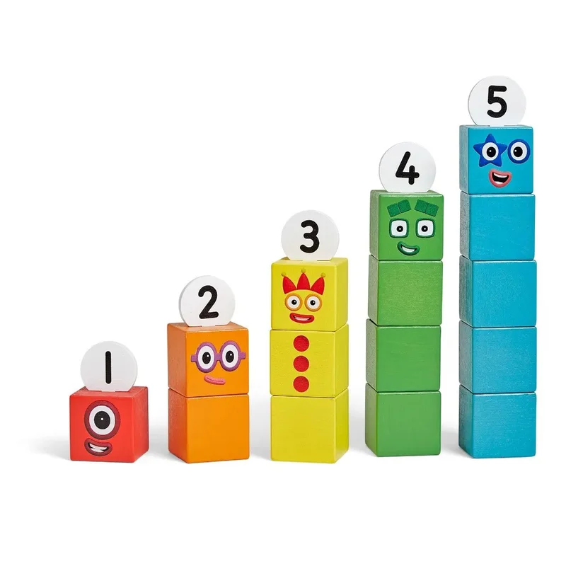 Learning Resources Numberblocks wooden blocks set, from 1 to 5