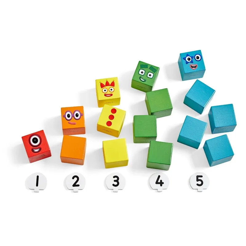 Learning Resources Numberblocks wooden blocks set, from 1 to 5