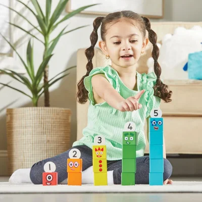 Learning Resources Numberblocks wooden blocks set, from 1 to 5