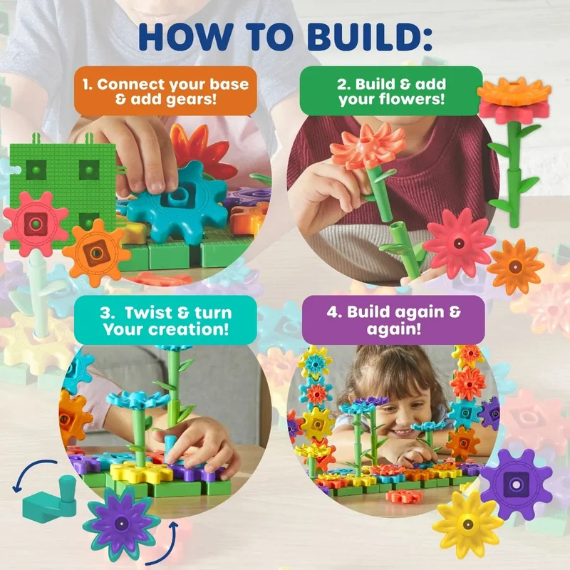 LER BUILDER SET GEARS GARDEN